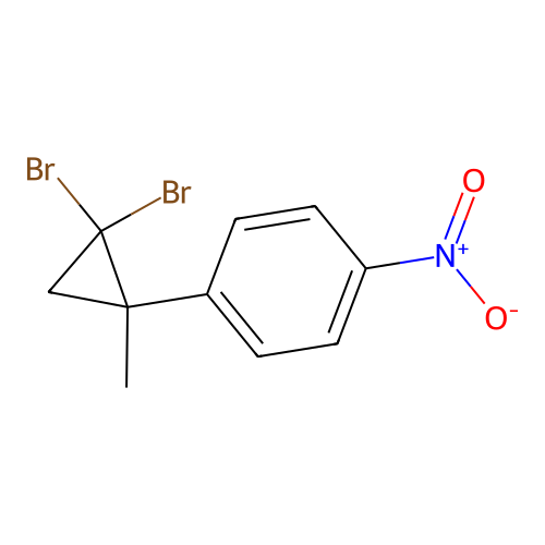 1-(2,2-Dibromo-1-methylcyclopropyl)-4-nitrobenzene structure