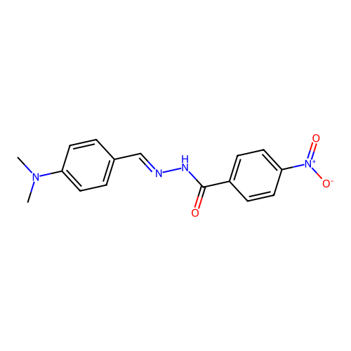 N'-[4-(Dimethylamino)benzylidene]-4-nitrobenzhydrazide structure