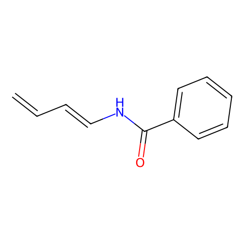 N-buta-1,3-dienylbenzamide structure