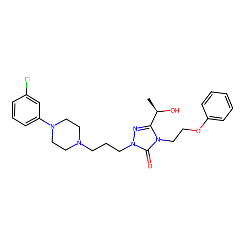 Hydroxynefazodone, (R)- structure