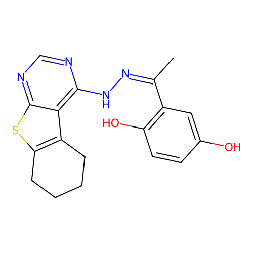 Chemical Compound (C18H18N4O2S) structure