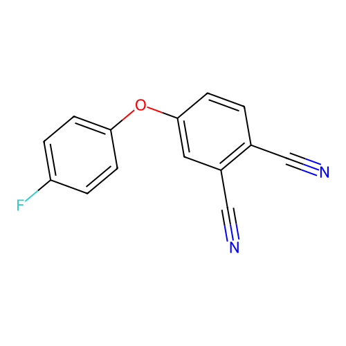 4-(4-Fluorophenoxy)benzene-1,2-dicarbonitrile structure