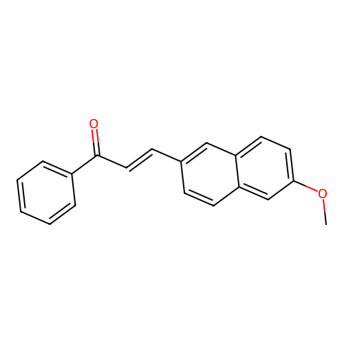 3-(6-Methoxy-2-naphthyl)-1-phenyl-2-propen-1-one structure