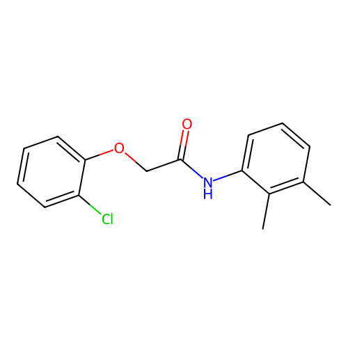 2-(2-chlorophenoxy)-N-(2,3-dimethylphenyl)acetamide structure