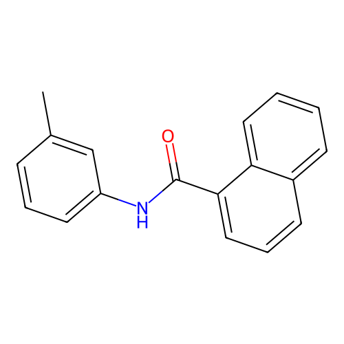 N-(3-甲基苯基)-1-萘甲酰胺 structure