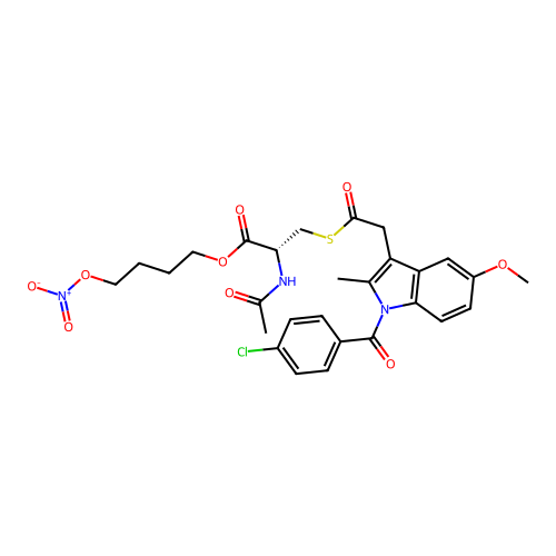 NO-Indomethacin structure