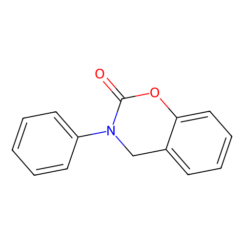 3-phenyl-4H-1,3-benzoxazin-2-one structure