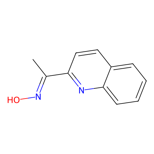 2-Acetylquinoline oxime structure