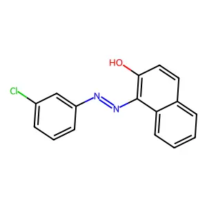 2-Naphthalenol, 1-[2-(3-chlorophenyl)diazenyl]- structure