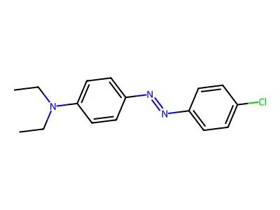 Benzenamine, 4-[(4-chlorophenyl)azo]-N,N-diethyl- structure