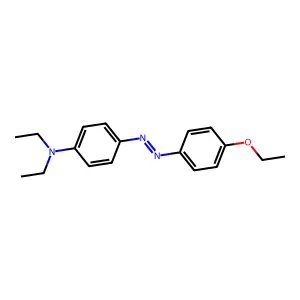 Benzenamine, 4-[2-(4-ethoxyphenyl)diazenyl]-N,N-diethyl- structure