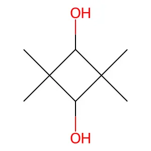 2,2,4,4-Tetramethylcyclobutane-1,3-diol structure