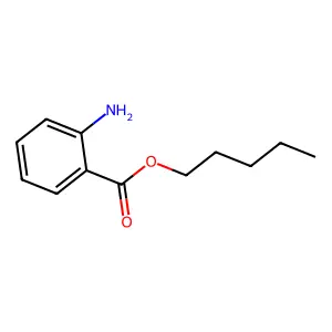 Pentyl anthranilate structure