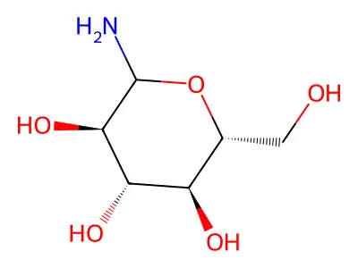 D-Glucopyranosylamine structure