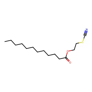2-Thiocyanatoethyl laurate structure