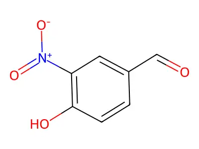 4-羟基-3-硝基苯甲醛 structure