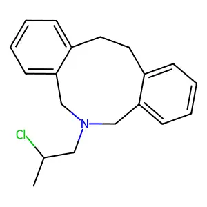 6-(2-Chloropropyl)-5,7,12,13-tetrahydrobenzo[d][2]benzazonine structure