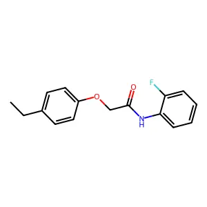 2-(4-ethylphenoxy)-N-(2-fluorophenyl)acetamide structure