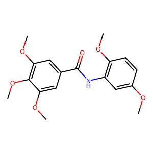 N-(2,5-Dimethoxyphenyl)-3,4,5-trimethoxybenzamide structure