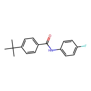 4-tert-butyl-N-(4-fluorophenyl)benzamide structure