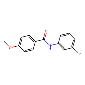 N-(3-bromophenyl)-4-methoxybenzamide structure