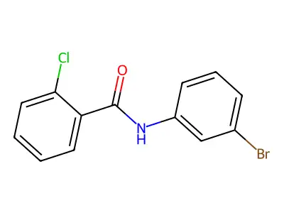 N-(3-bromophenyl)-2-chlorobenzamide structure