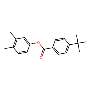 3,4-Dimethylphenyl 4-tert-butylbenzoate structure