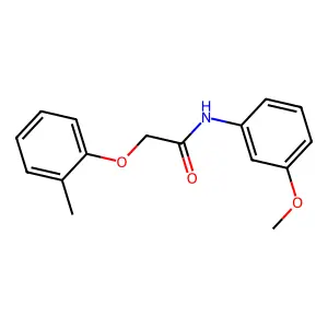 N-(3-methoxyphenyl)-2-(2-methylphenoxy)acetamide structure