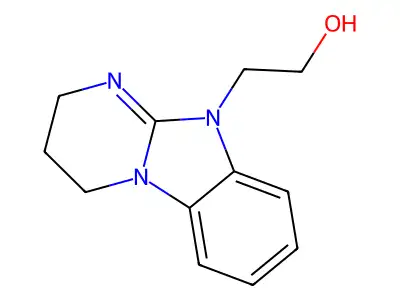 2-(3,4-dihydropyrimido[1,2-a]benzimidazol-10(2H)-yl)ethanol structure
