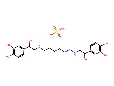 Hexoprenaline Sulfate structure