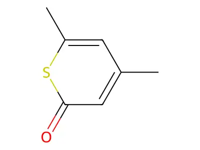 4,6-Dimethylthiopyran-2-one structure