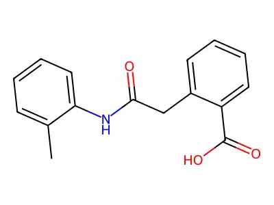 2-(2-Oxo-2-(o-tolylamino)ethyl)benzoic acid structure