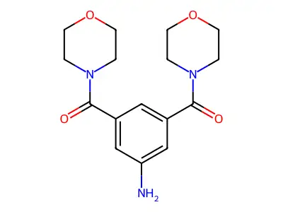 3,5-双(4-吗啉基羰基)苯胺 structure