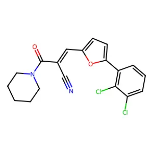 C19H16Cl2N2O2 structure