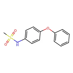 N-(4-phenoxyphenyl)methanesulfonamide structure