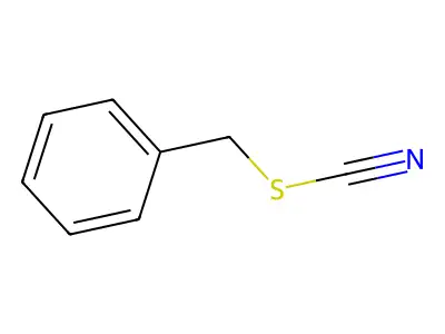 硫氰酸苄酯 structure