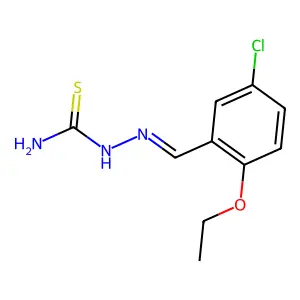 [(5-Chloro-2-ethoxyphenyl)methylideneamino]thiourea structure