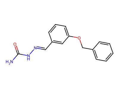 Hydrazinecarboxamide, 2-[[3-(phenylmethoxy)phenyl]methylene]- structure