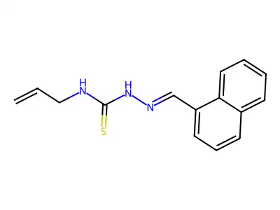 2-(1-Naphthalenylmethylene)-N-2-propen-1-ylhydrazinecarbothioamide structure