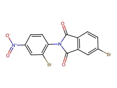 5-Bromo-2-(2-bromo-4-nitrophenyl)-1H-isoindole-1,3(2H)-dione structure