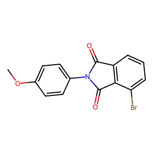 4-Bromo-2-(4-methoxyphenyl)isoindole-1,3-dione structure