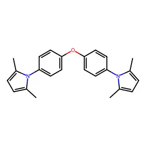 1-[4-[4-(2,5-Dimethylpyrrol-1-yl)phenoxy]phenyl]-2,5-dimethylpyrrole structure