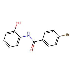4-bromo-N-(2-hydroxyphenyl)benzamide structure