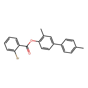2-Methyl-4-(4-methylphenyl)phenyl 2-bromobenzoate structure