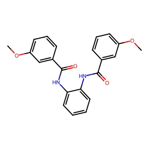 3-methoxy-N-[2-[(3-methoxybenzoyl)amino]phenyl]benzamide structure