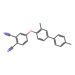 4-[2-Methyl-4-(4-methylphenyl)phenoxy]benzene-1,2-dicarbonitrile structure