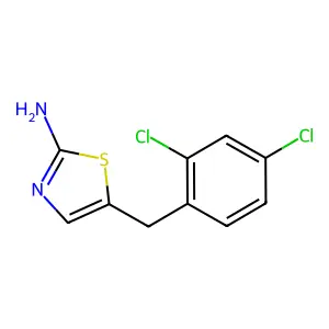 5-(2,4-二氯苄基)噻唑-2-胺 structure