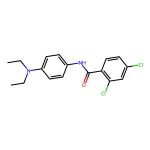 2,4-dichloro-N-[4-(diethylamino)phenyl]benzamide structure