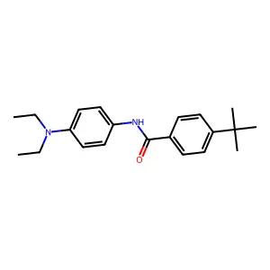 4-tert-butyl-N-[4-(diethylamino)phenyl]benzamide structure