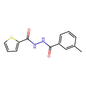 N-(3-甲基苯甲酰基)噻吩-2-甲酰肼 structure